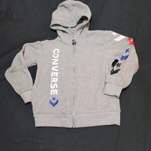 Converse Hoodie Zip-up Gray Kids 7